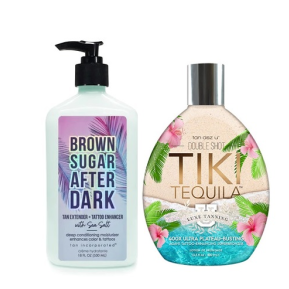 Tiki Tequila 400ml + Extender Brown Sugar After Dark Tan + Tattoo Enhancer 530ml