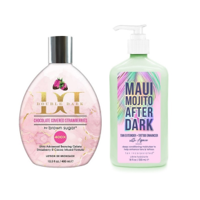 Double Dark Black Chocolate Strawberries 400ml + Maui Mojito After Dark Tan 530ml