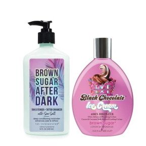 Double Dark Ice Cream 400ml  + Maui Mojito After Dark Tan 530ml