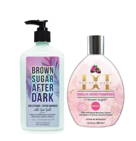 Double Dark Black Chocolate Strawberries 400ml + Maui Mojito After Dark Tan 530ml